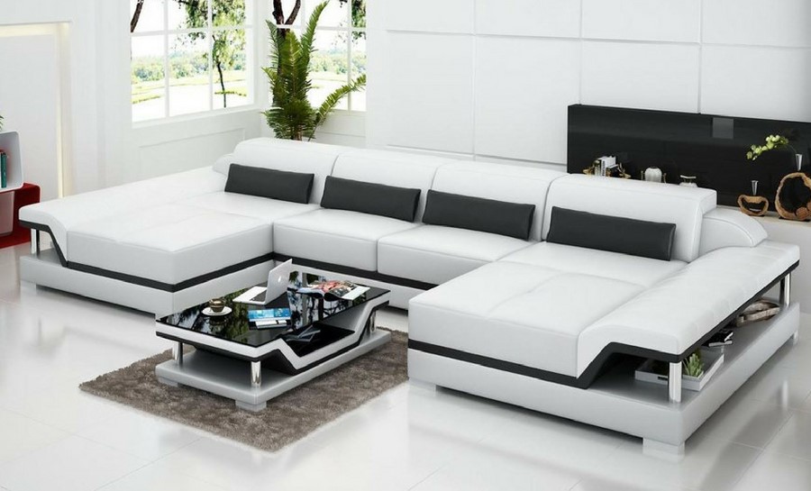 Nexus - U2 - Leather Sofa Lounge Set